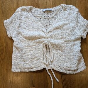 MANGO Crochet Top - Medium